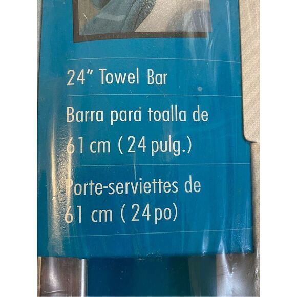 Futura by Feanklin Brass Towel Bar and Paper Holder Bathroom Chrome Finish - Picture 4 of 4